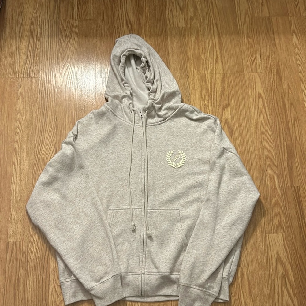 Pink zip up hoodie